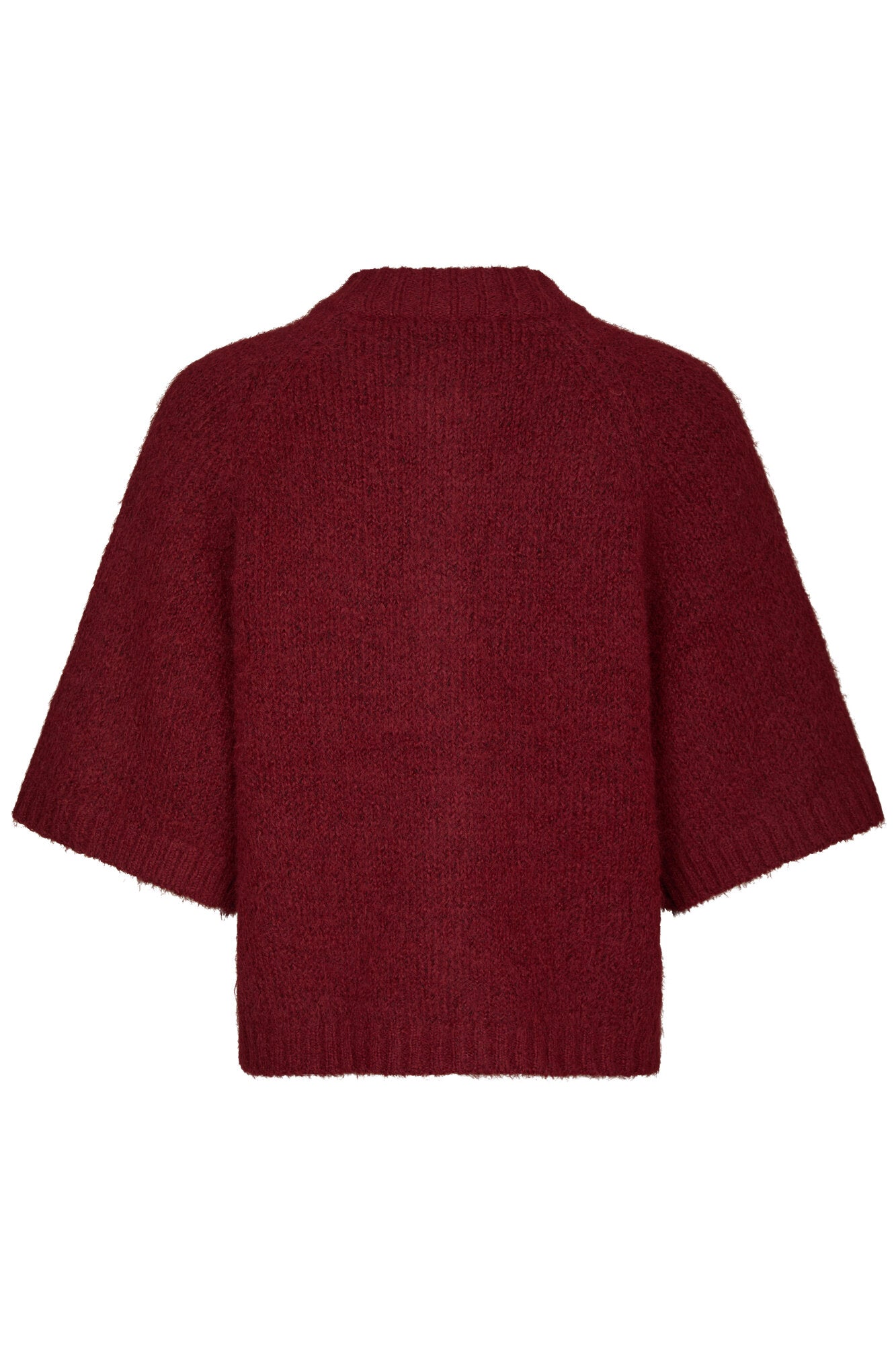 Benuta Fluffy cardigan - mørkerød